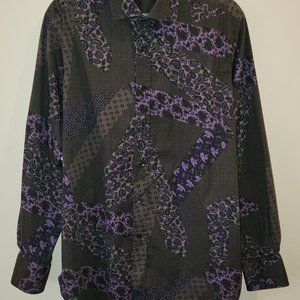 Etro Milano - multi-colored paisley print shirt